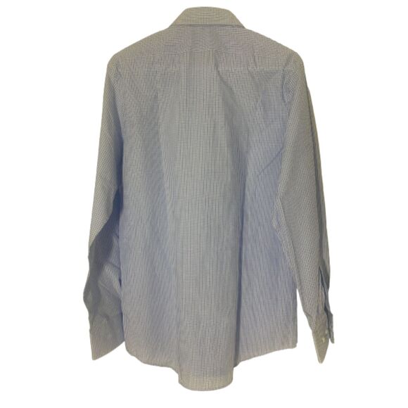 The men's store Long Sleeve Checked Button Down Shirt - Regular Fit - Neck 15 - Picture 5 of 11